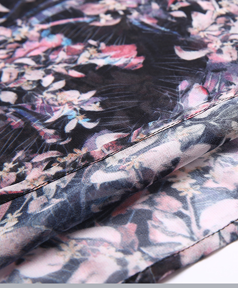 Dress -  Digital Printed Georgette Shirt Dress